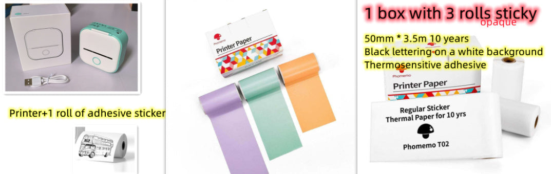 Portable Bluetooth Label & Photo Printer — Create Custom Labels, Tags & Mini Prints Anywhere