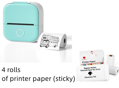Portable Bluetooth Label & Photo Printer — Create Custom Labels, Tags & Mini Prints Anywhere