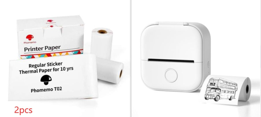 Portable Bluetooth Label & Photo Printer — Create Custom Labels, Tags & Mini Prints Anywhere