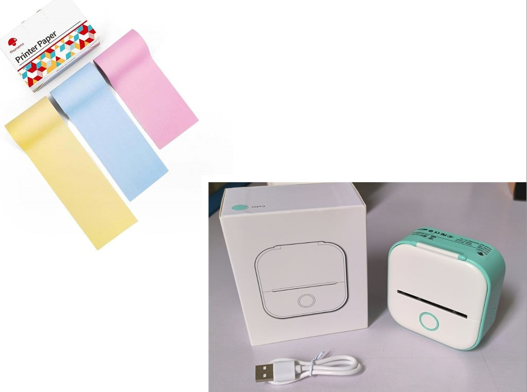 Portable Bluetooth Label & Photo Printer — Create Custom Labels, Tags & Mini Prints Anywhere