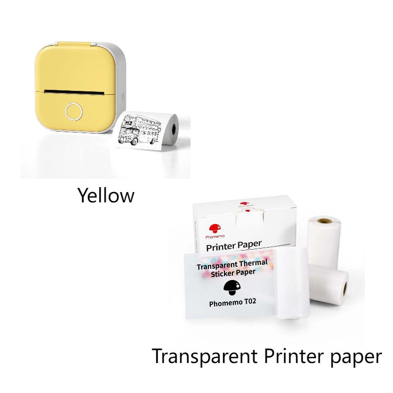 Portable Bluetooth Label & Photo Printer — Create Custom Labels, Tags & Mini Prints Anywhere