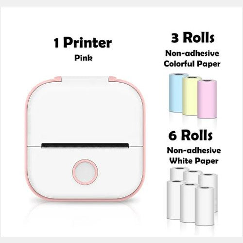 Portable Bluetooth Label & Photo Printer — Create Custom Labels, Tags & Mini Prints Anywhere