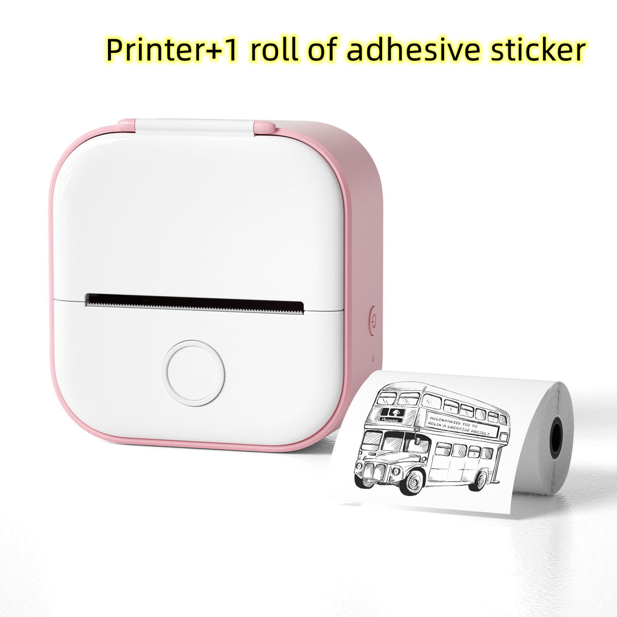 Portable Bluetooth Label & Photo Printer — Create Custom Labels, Tags & Mini Prints Anywhere