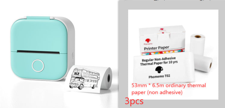 Portable Bluetooth Label & Photo Printer — Create Custom Labels, Tags & Mini Prints Anywhere