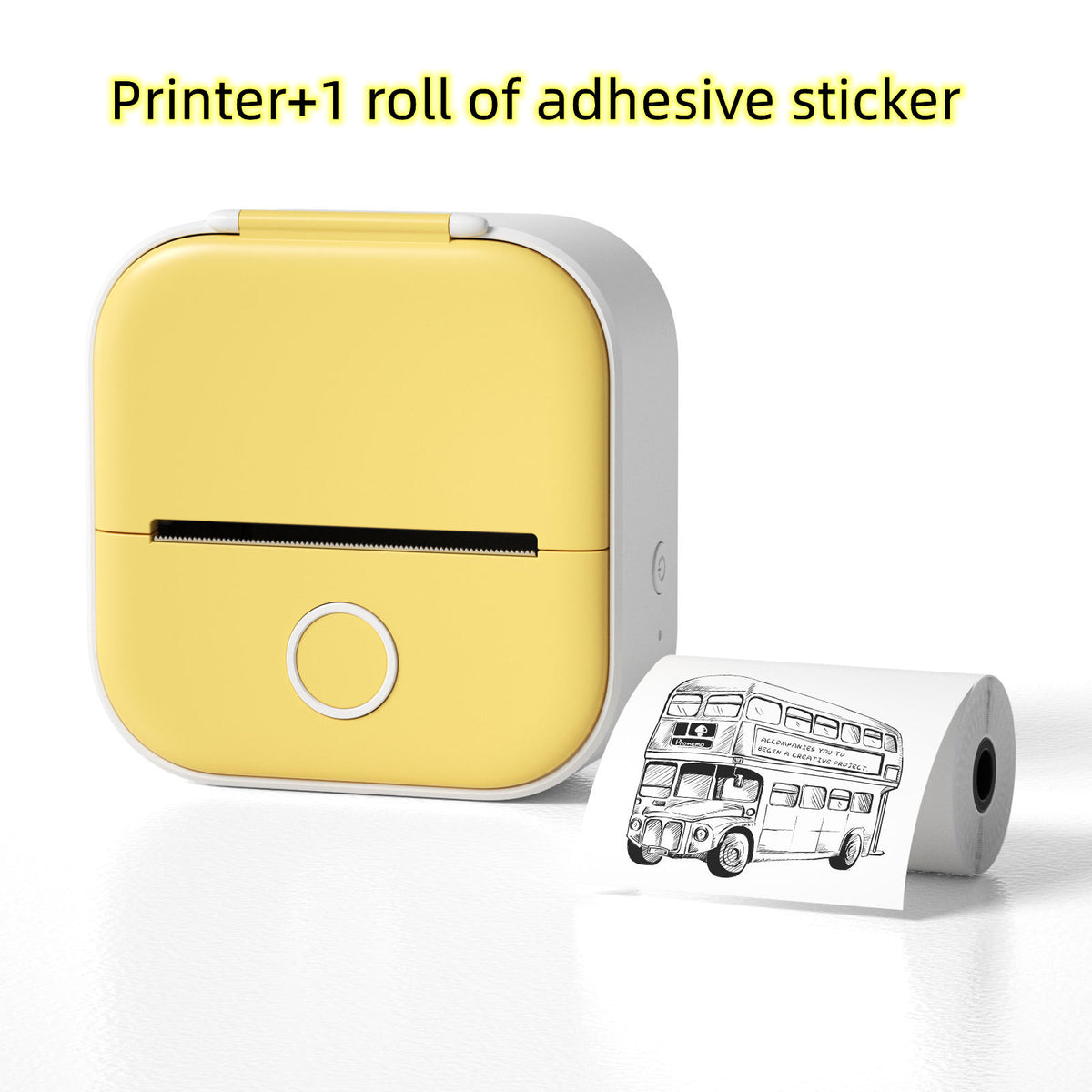 Portable Bluetooth Label & Photo Printer — Create Custom Labels, Tags & Mini Prints Anywhere