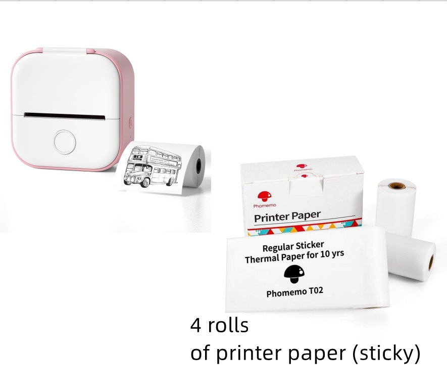 Portable Bluetooth Label & Photo Printer — Create Custom Labels, Tags & Mini Prints Anywhere