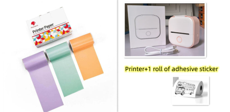 Portable Bluetooth Label & Photo Printer — Create Custom Labels, Tags & Mini Prints Anywhere