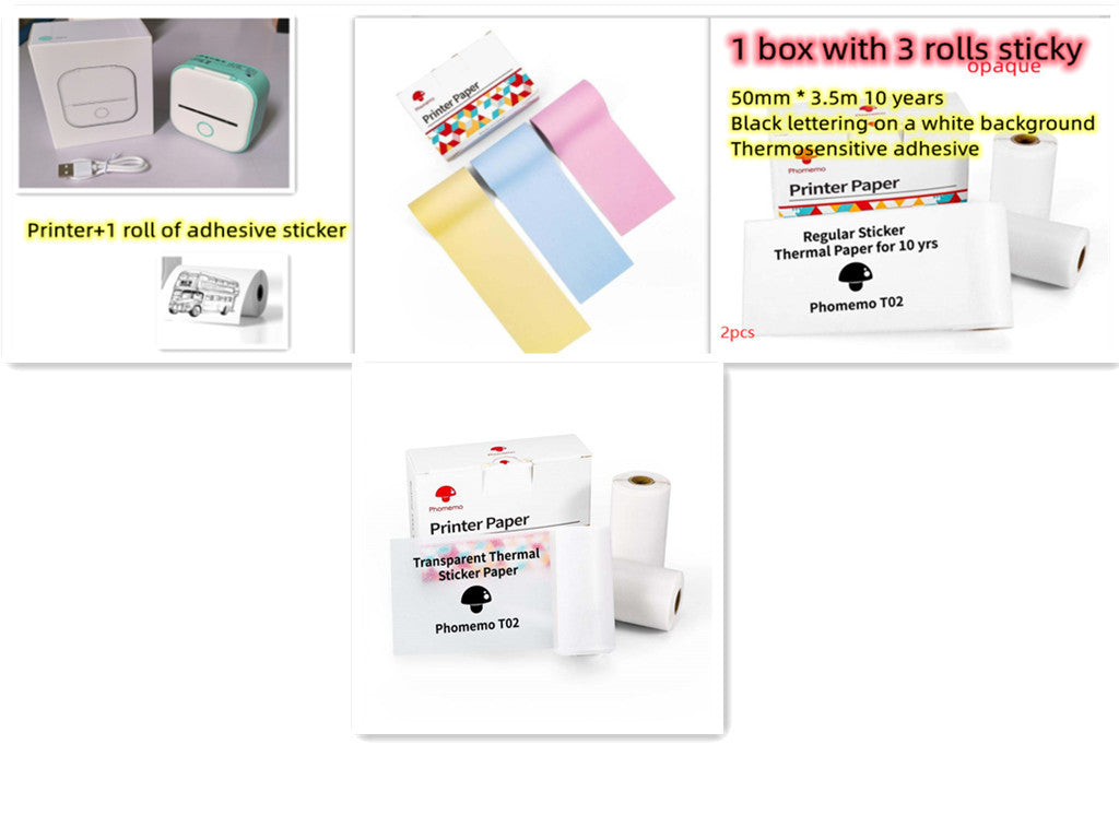 Portable Bluetooth Label & Photo Printer — Create Custom Labels, Tags & Mini Prints Anywhere