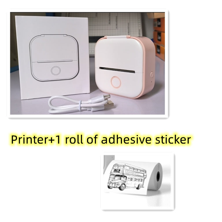 Portable Bluetooth Label & Photo Printer — Create Custom Labels, Tags & Mini Prints Anywhere