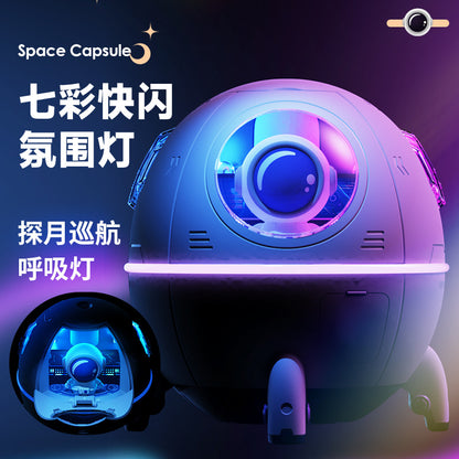 Space capsule usb humidifier desktop home mini small astronaut car aromatherapy large mist cross-border gift
