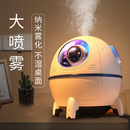 Space capsule usb humidifier desktop home mini small astronaut car aromatherapy large mist cross-border gift
