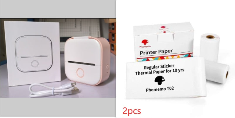 Portable Bluetooth Label & Photo Printer — Create Custom Labels, Tags & Mini Prints Anywhere