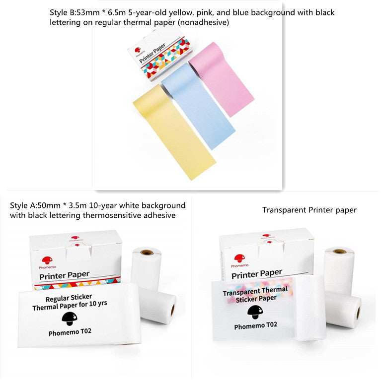 Portable Bluetooth Label & Photo Printer — Create Custom Labels, Tags & Mini Prints Anywhere