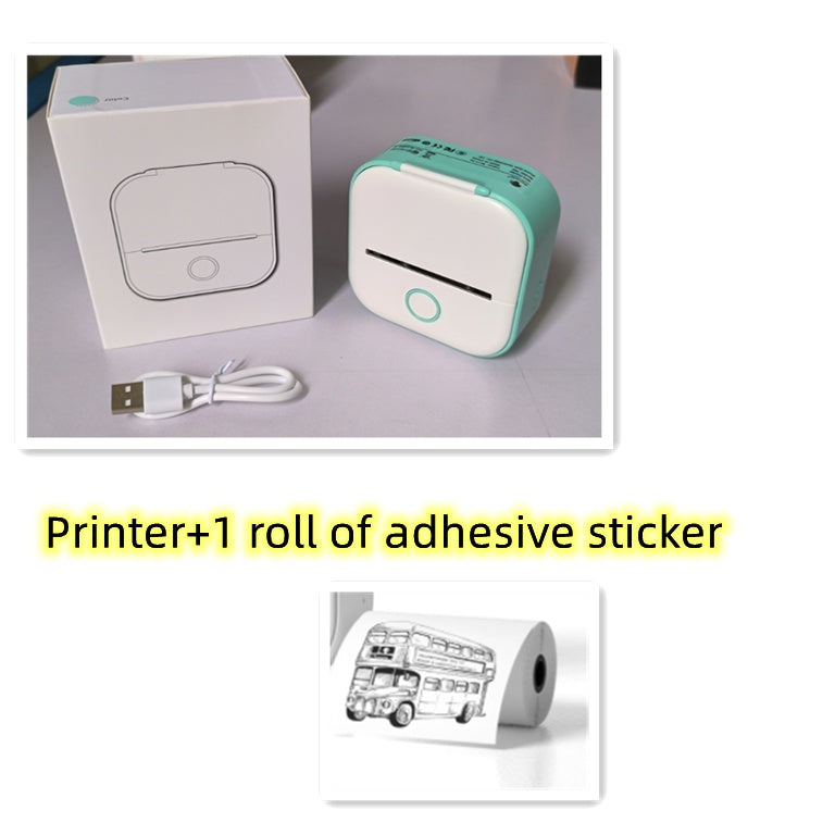 Portable Bluetooth Label & Photo Printer — Create Custom Labels, Tags & Mini Prints Anywhere
