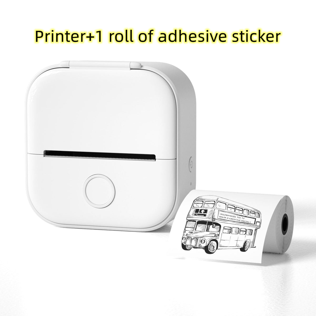 Portable Bluetooth Label & Photo Printer — Create Custom Labels, Tags & Mini Prints Anywhere